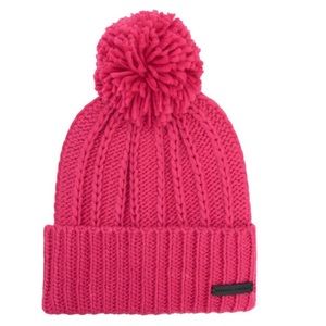 New Rebecca Minkoff Pink Ribbed Beanie